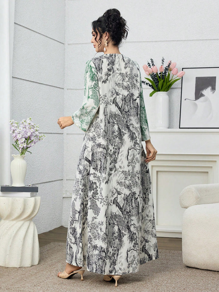 Rochie maxi SHEIN, mix culori