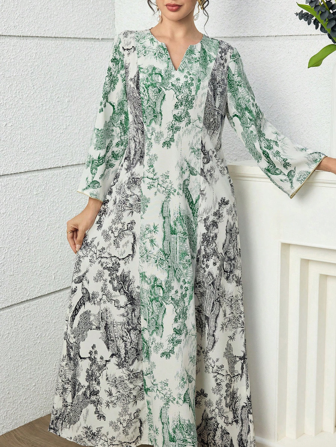 Rochie maxi SHEIN, mix culori