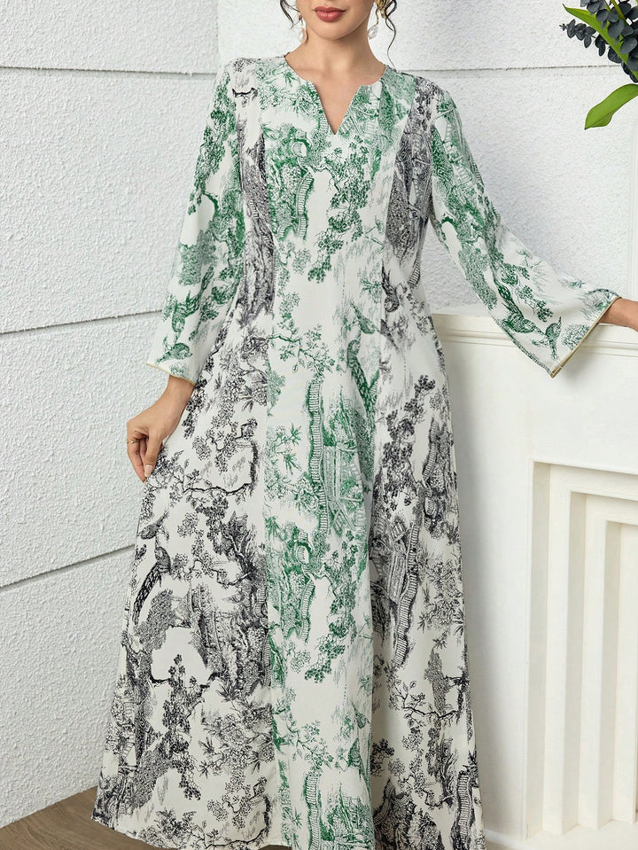Rochie maxi SHEIN, mix culori