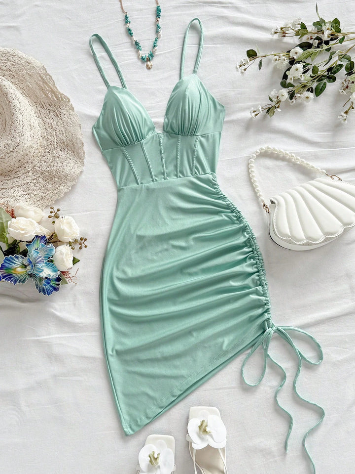 Rochie mini Shein, verde