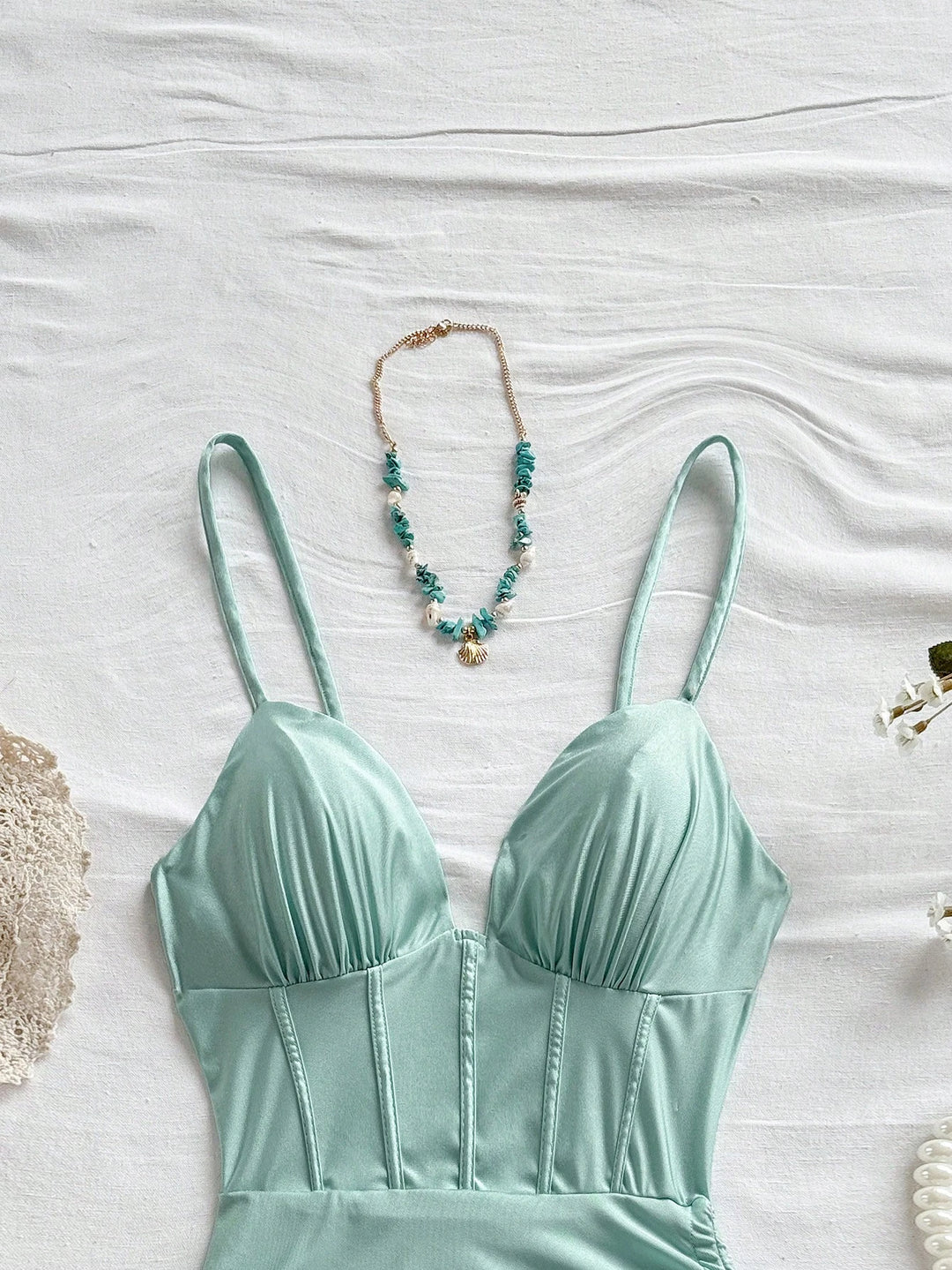 Rochie mini Shein, verde