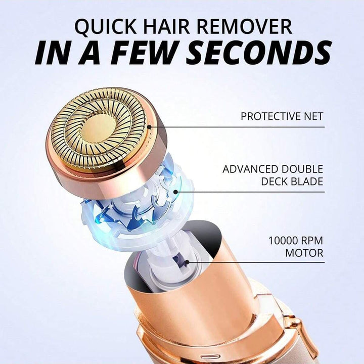 Epilator facial electric SHEIN, mix culori