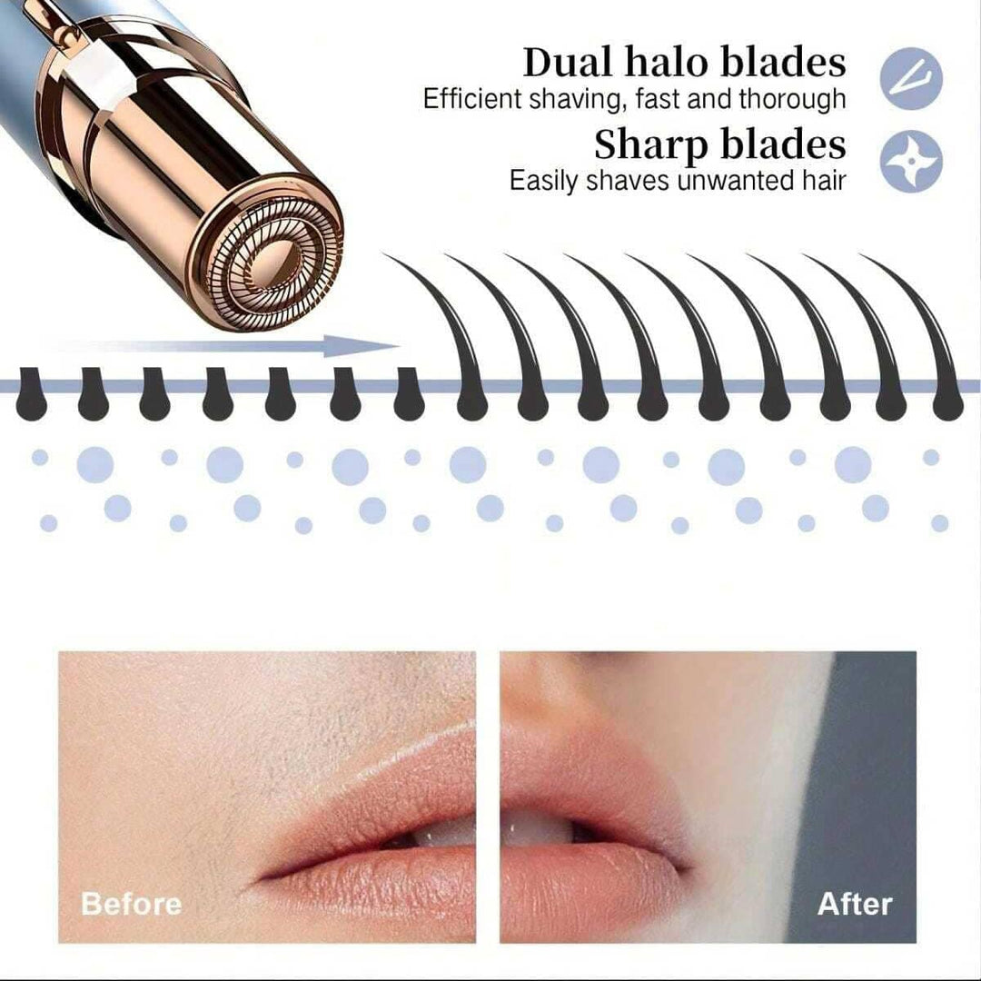 Epilator facial electric SHEIN, mix culori