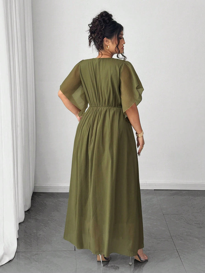 Rochie maxi SHEIN, verde