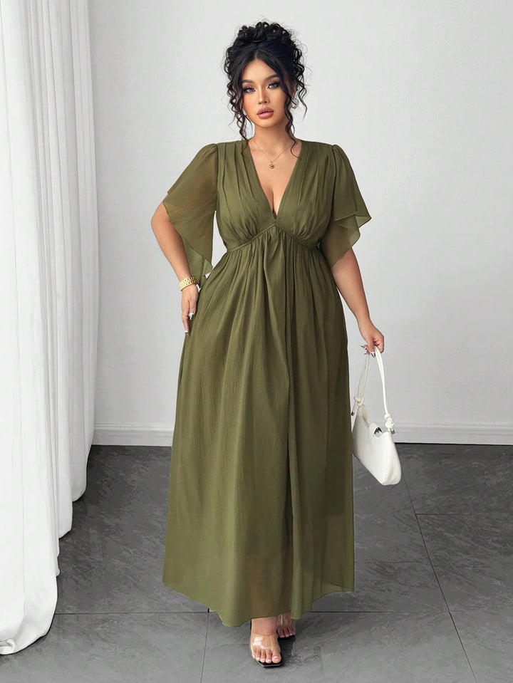 Rochie maxi SHEIN, verde