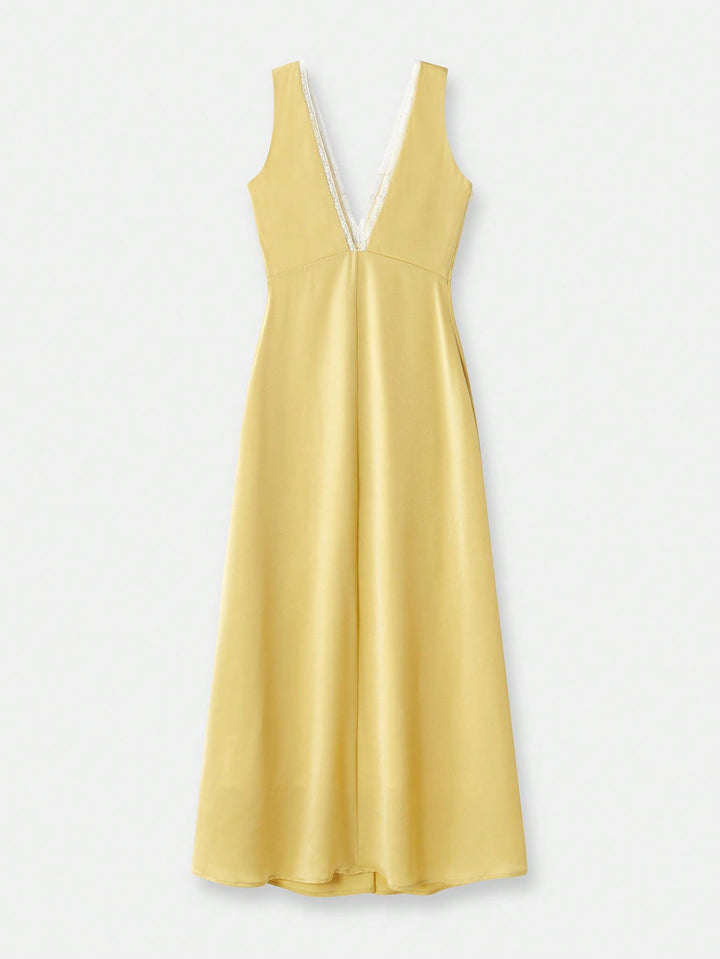 Rochie maxi SHEIN, galben