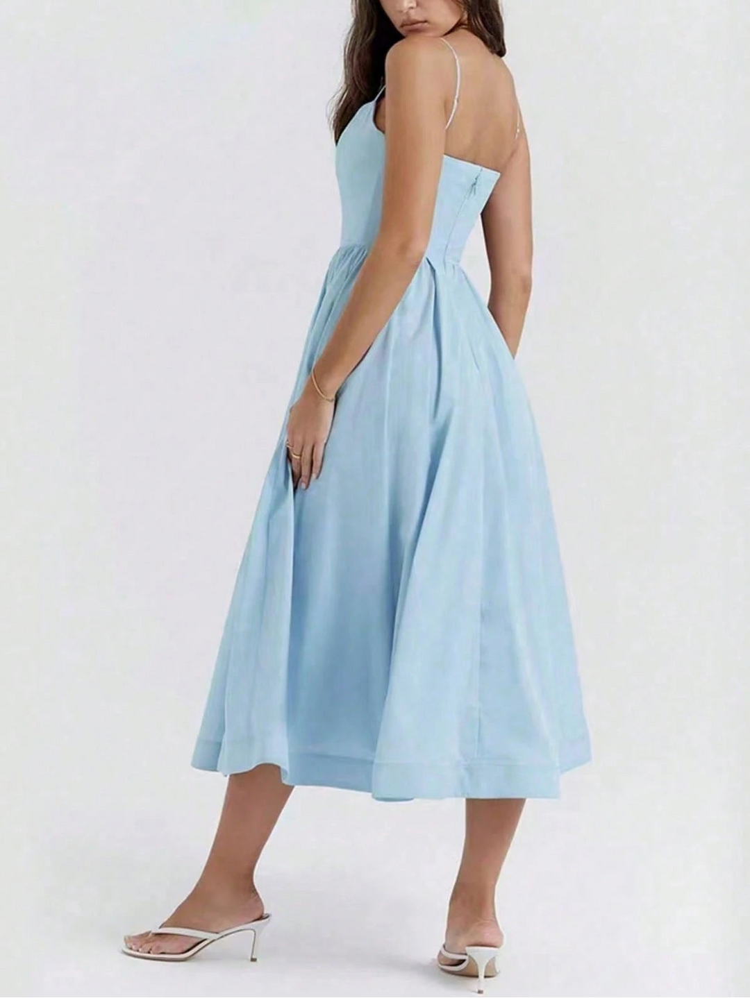 SHEIN, kék midi ruha
