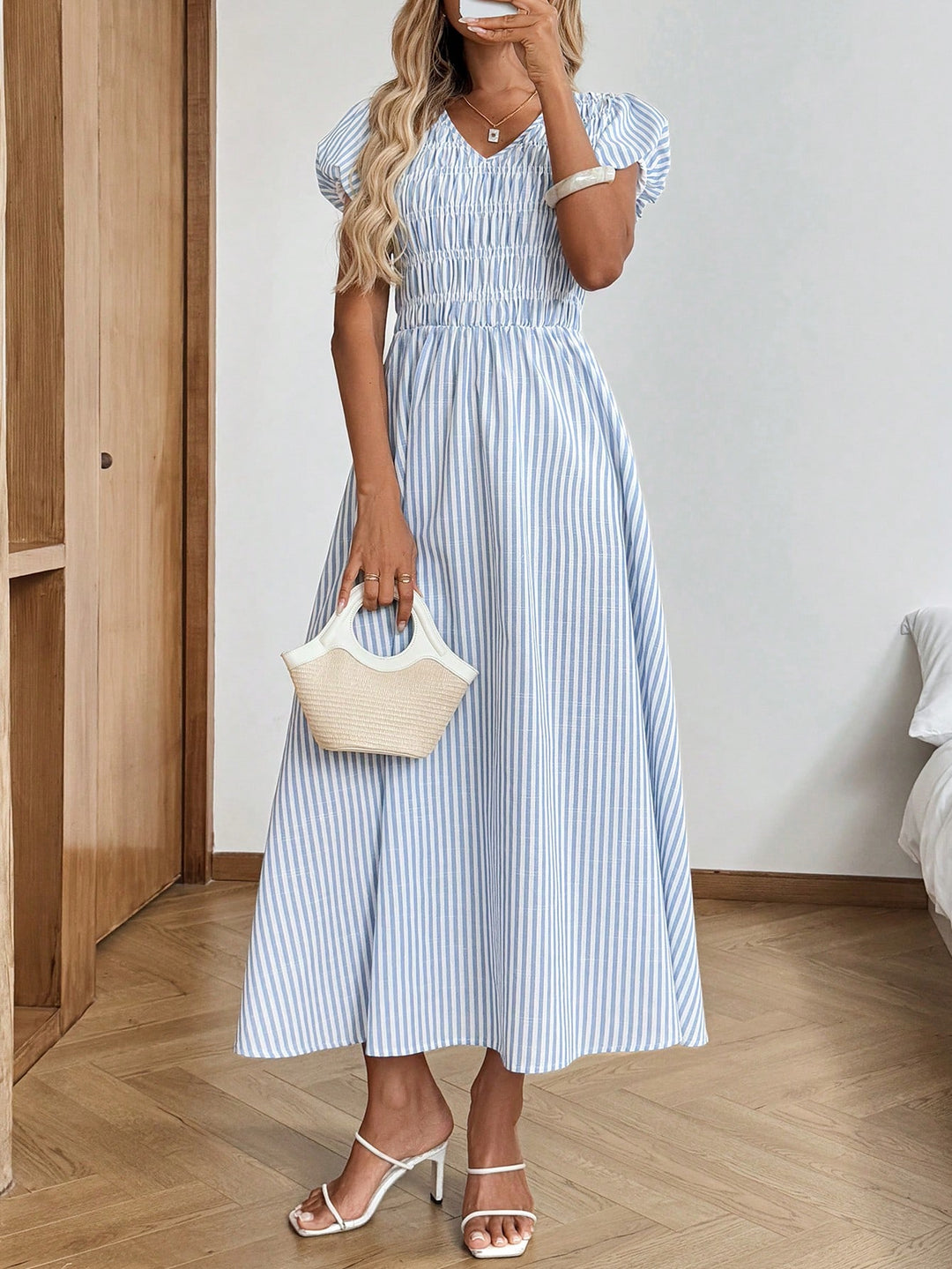 Rochie maxi SHEIN, mix culori