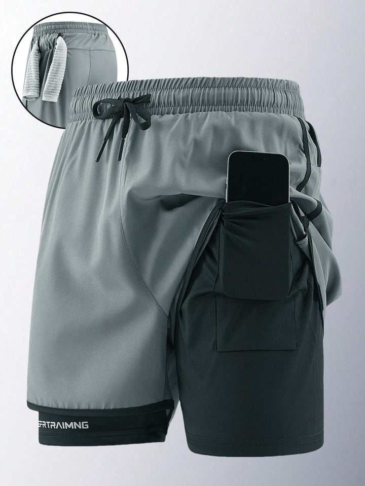 Pantaloni scurți SHEIN, gri