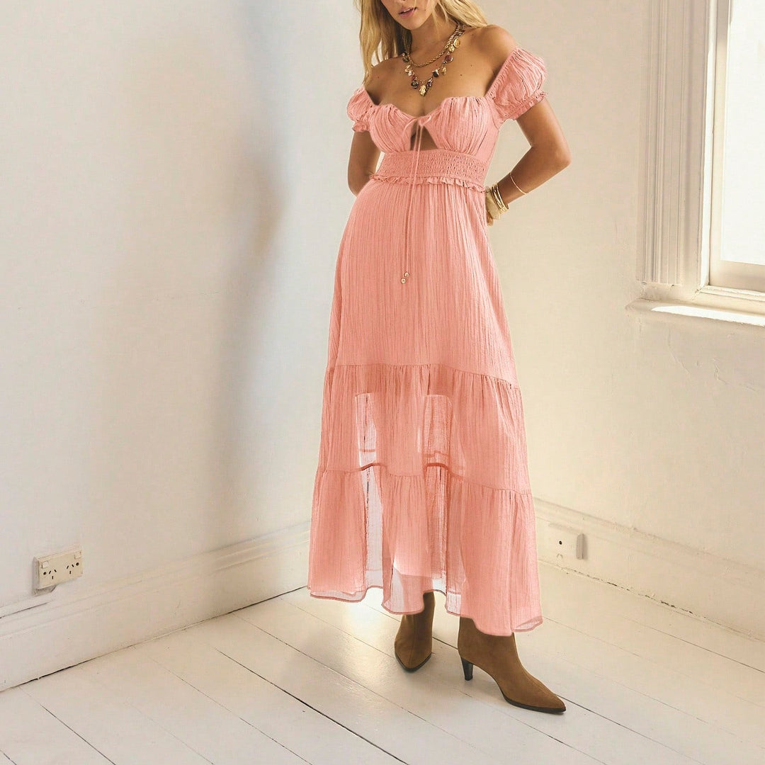 Rochie midi Shein, roz