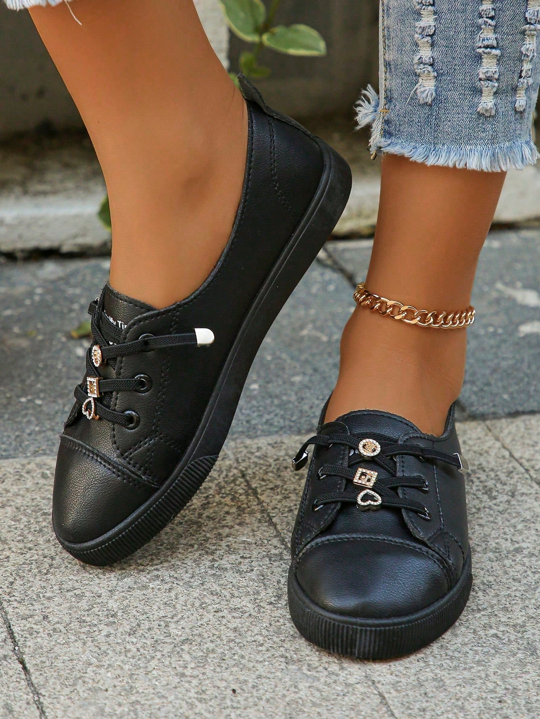 Pantofi sport SHEIN, negru