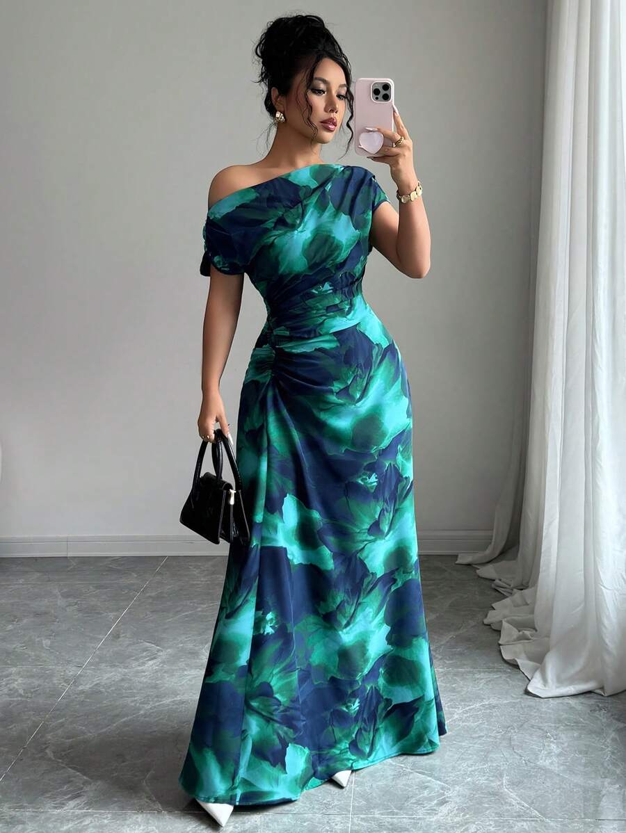 Rochie maxi SHEIN, mix culori