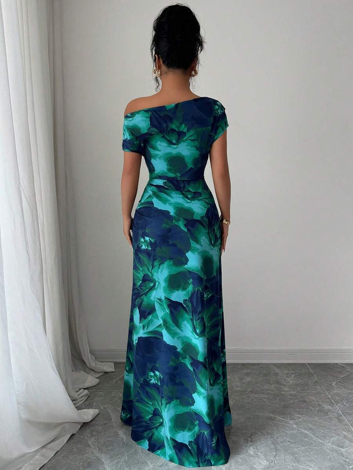Rochie maxi SHEIN, mix culori