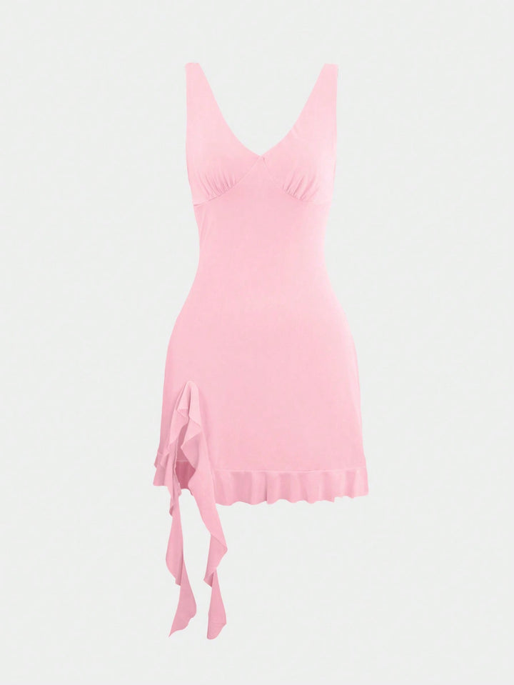 Rochie scurtă SHEIN, roz