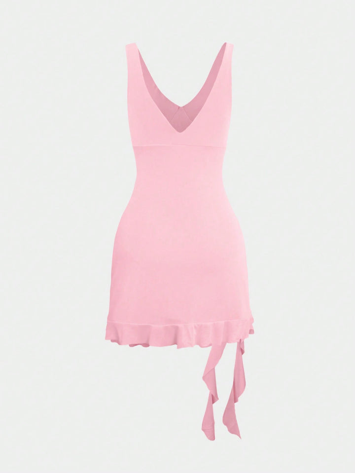 Rochie scurtă SHEIN, roz