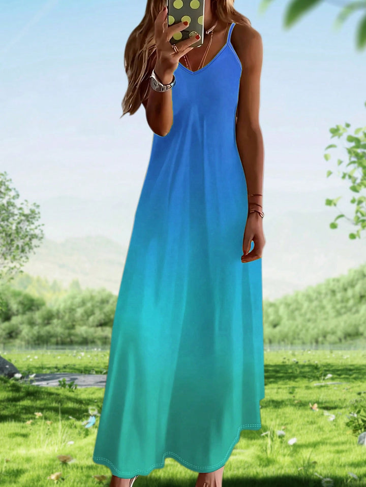 Rochie maxi SHEIN, albastru