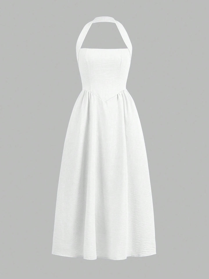 Rochie maxi SHEIN, alb