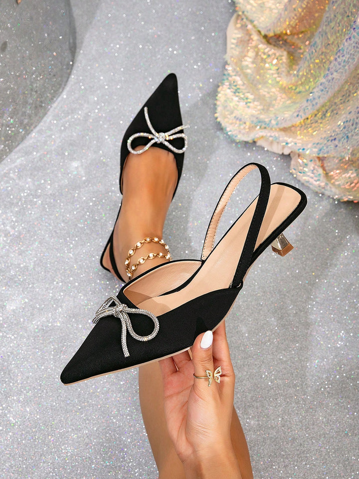 Pantofi cu toc SHEIN, negru
