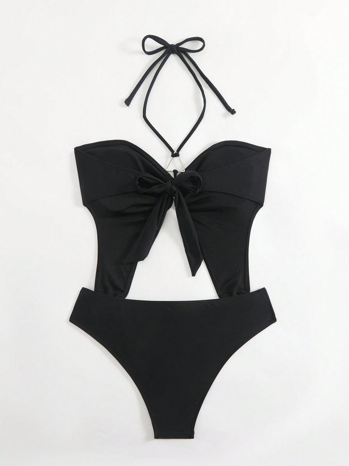 Costum de baie întreg SHEIN, negru