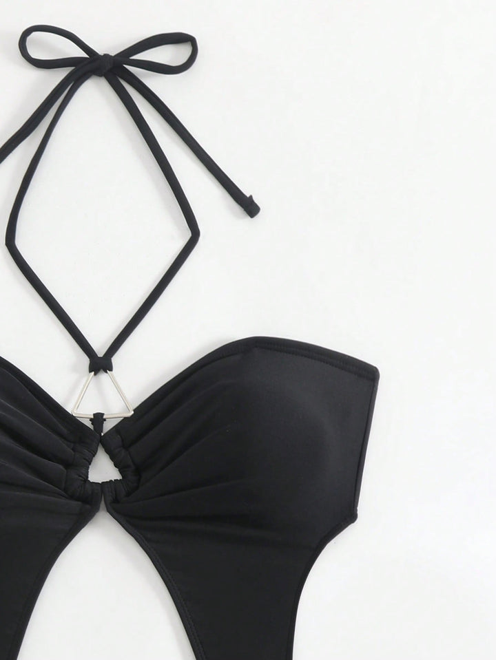 Costum de baie întreg SHEIN, negru