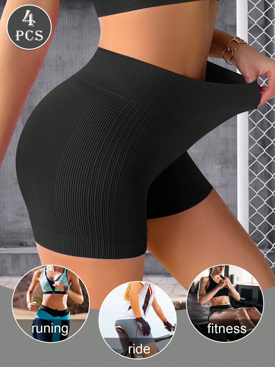 Set colanți scurți SHEIN, mix culori