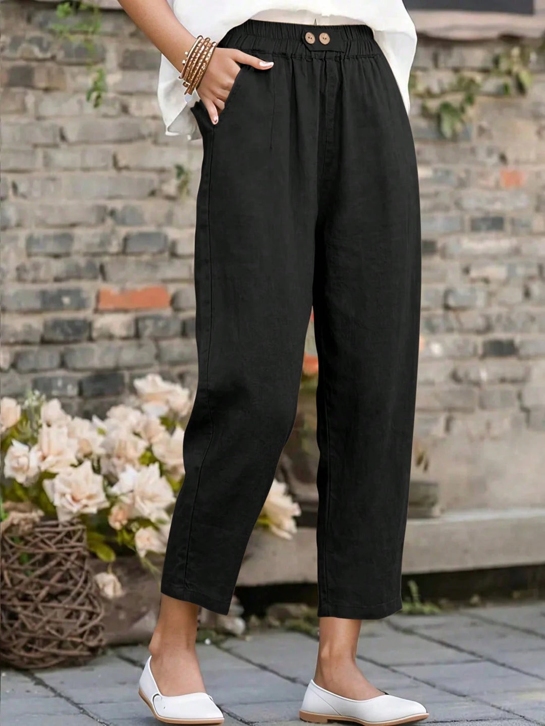 Pantaloni SHEIN, negru