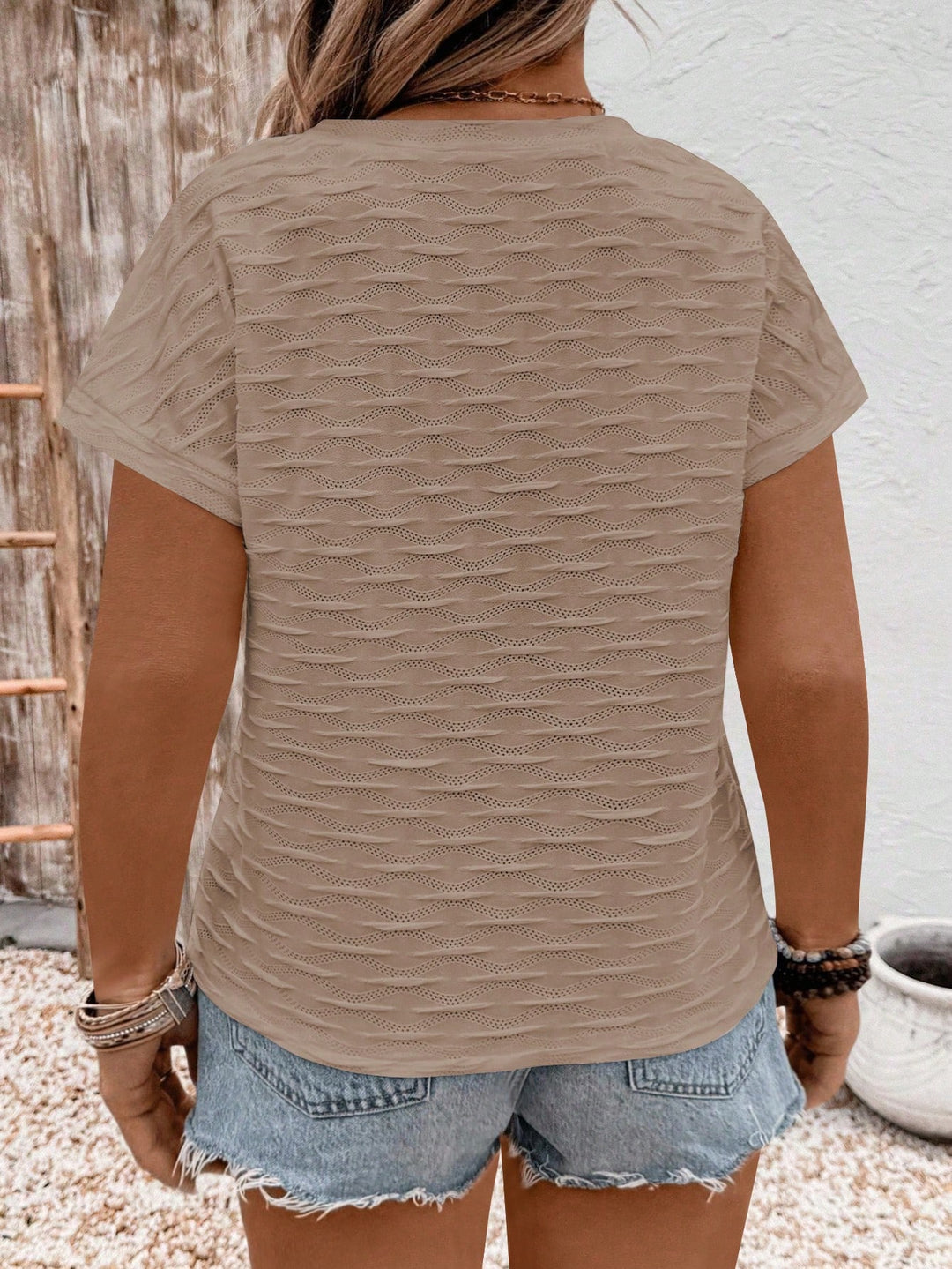 Tricou SHEIN, bej