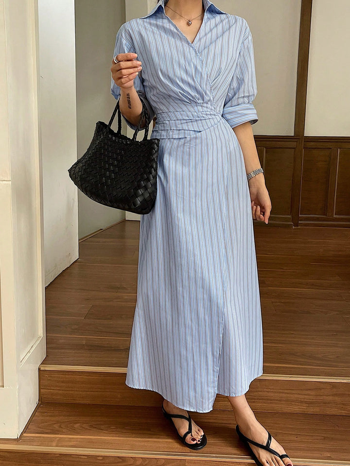 Rochie midi SHEIN, albastru