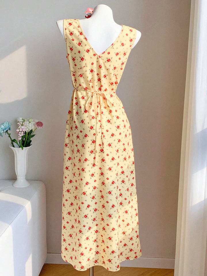 Rochie midi SHEIN, galben