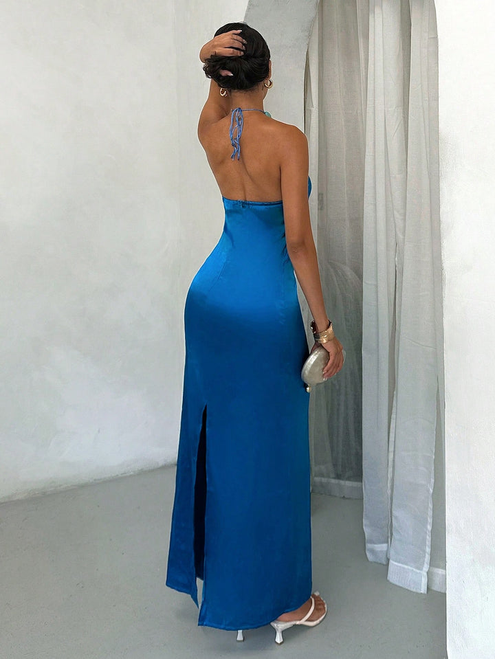 Rochie maxi SHEIN, albastru