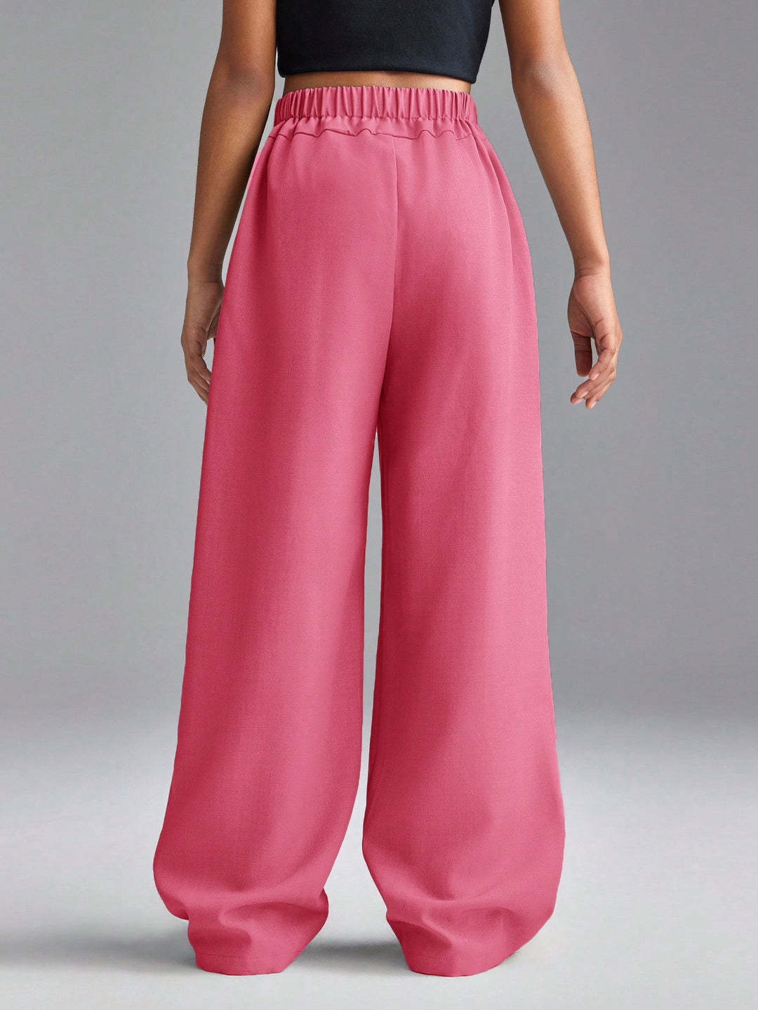 Pantaloni SHEIN, roz