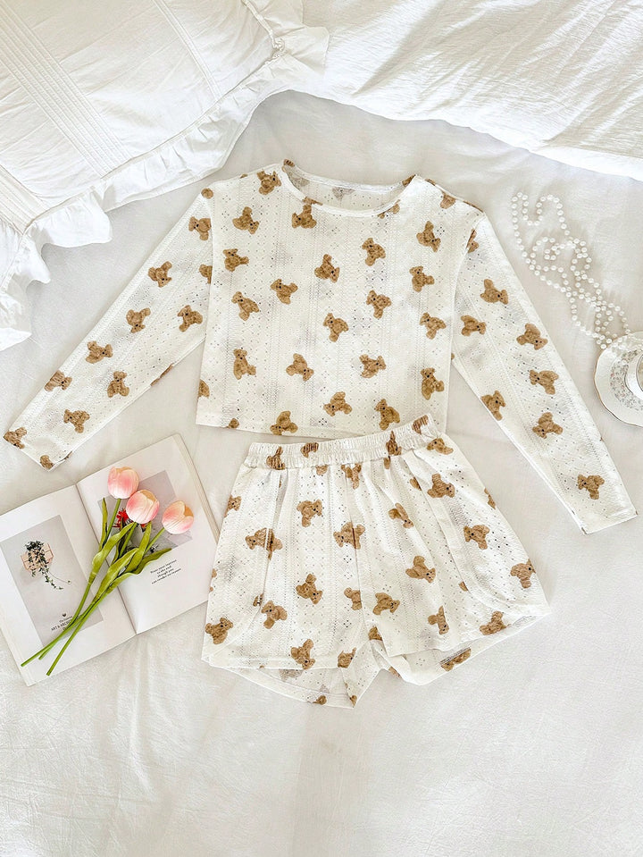 Compleu pijamale SHEIN, mix culori