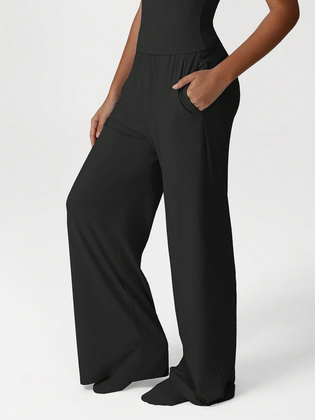 Pantaloni SHEIN, negru