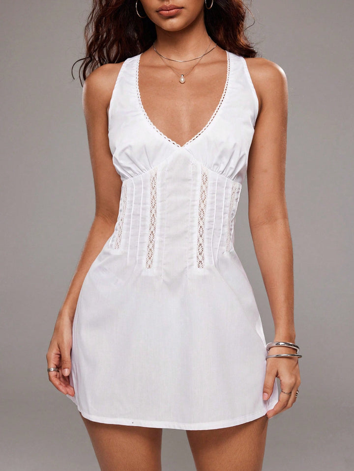 Rochie mini SHEIN, alb