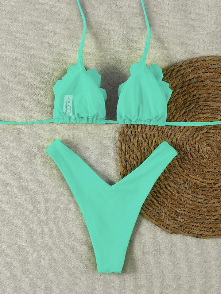 Set bikini SHEIN, verde