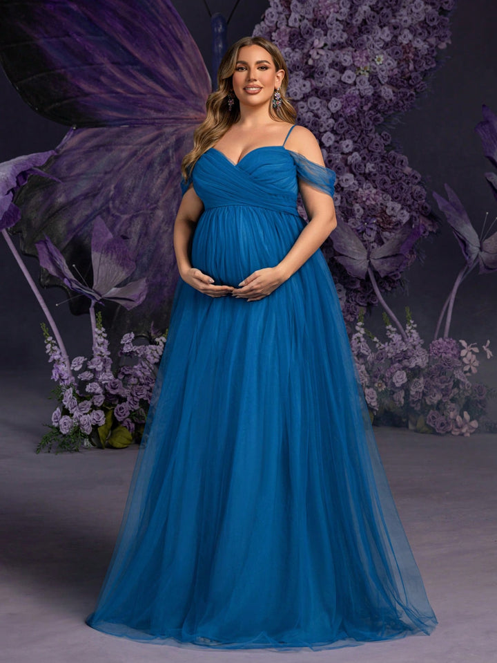 Rochie de maternitate SHEIN, turcoaz
