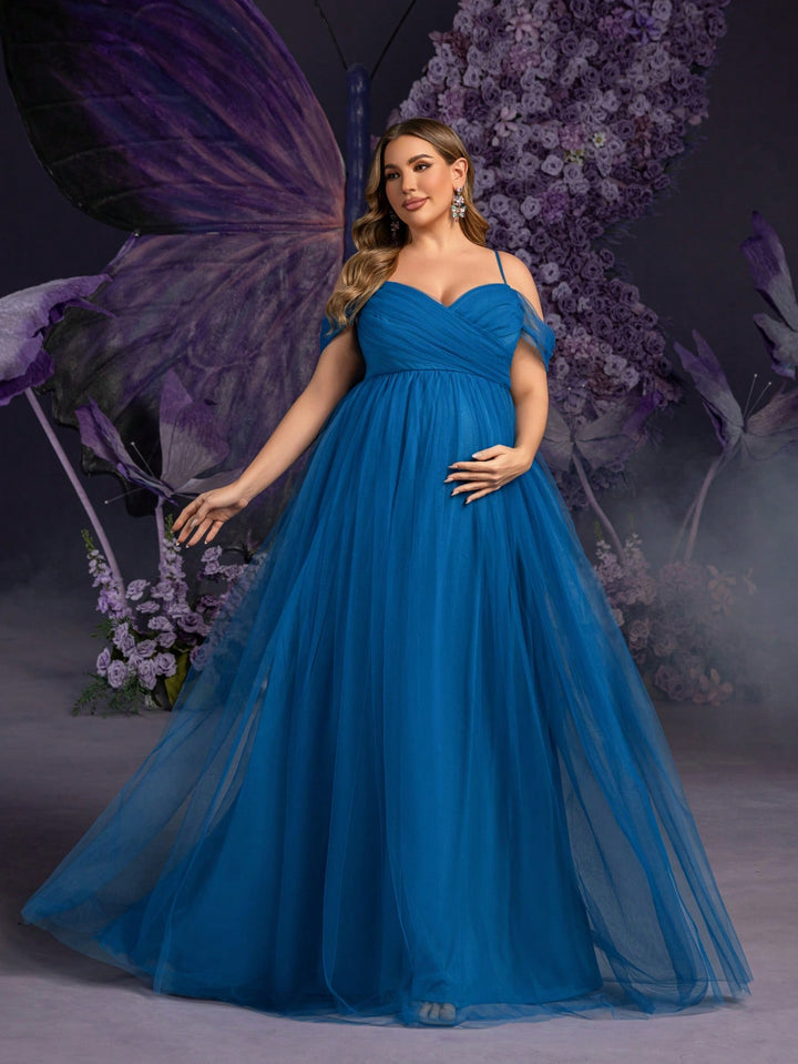 Rochie maternitate SHEIN, turcoaz