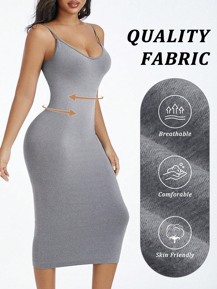 Rochie midi SHEIN, gri