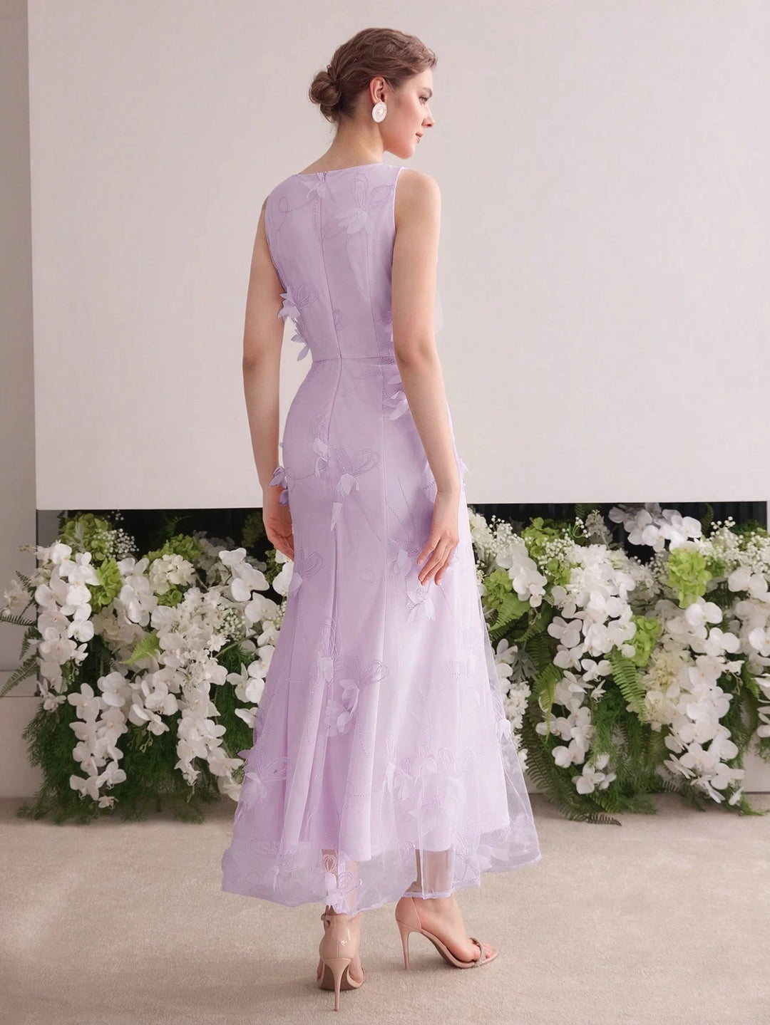 SHEIN maxi ruha, lila
