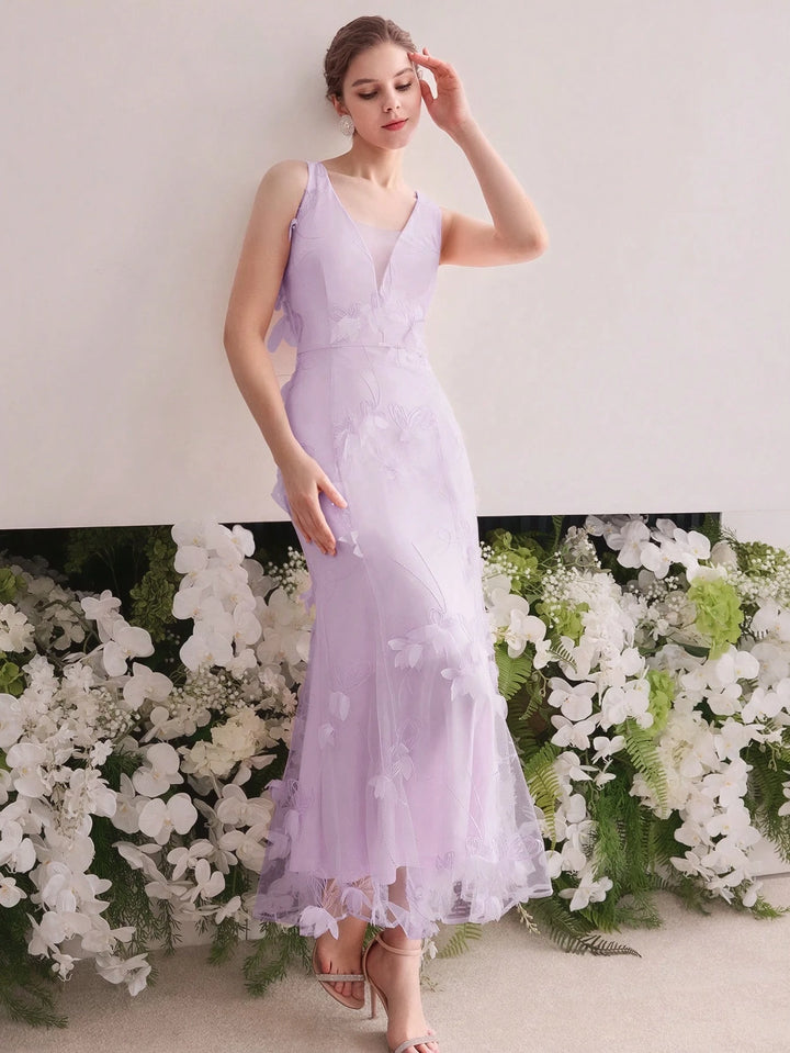 SHEIN maxi ruha, lila