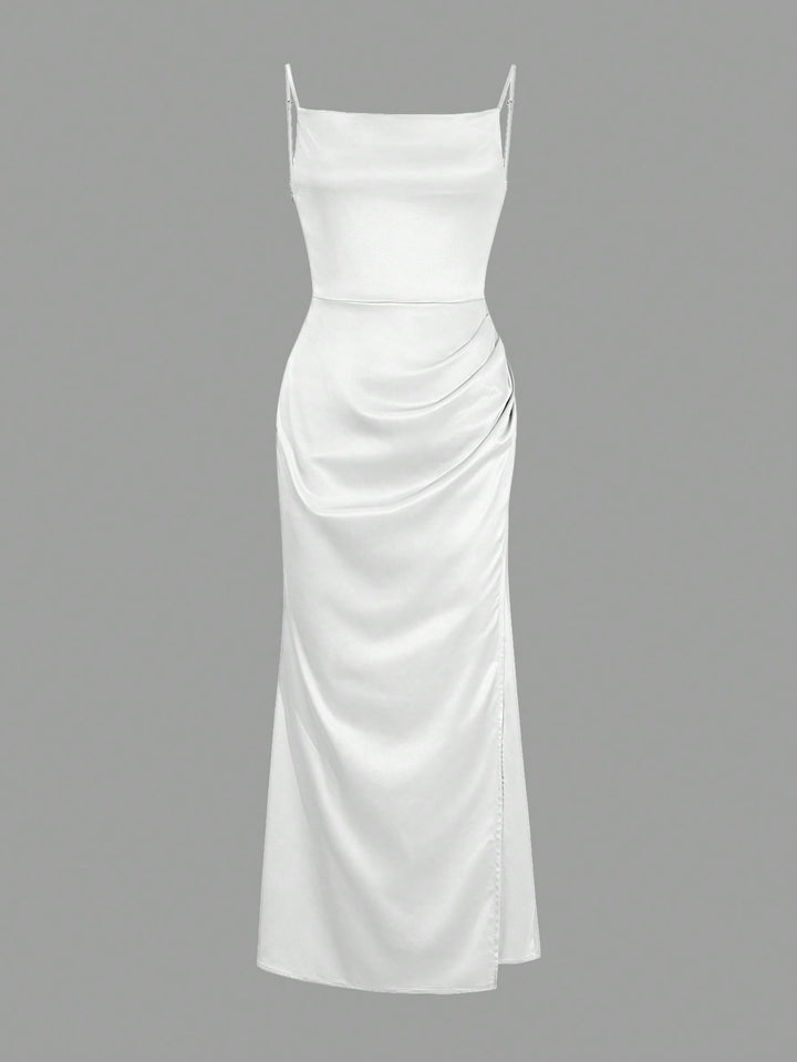Rochie maxi SHEIN, alb