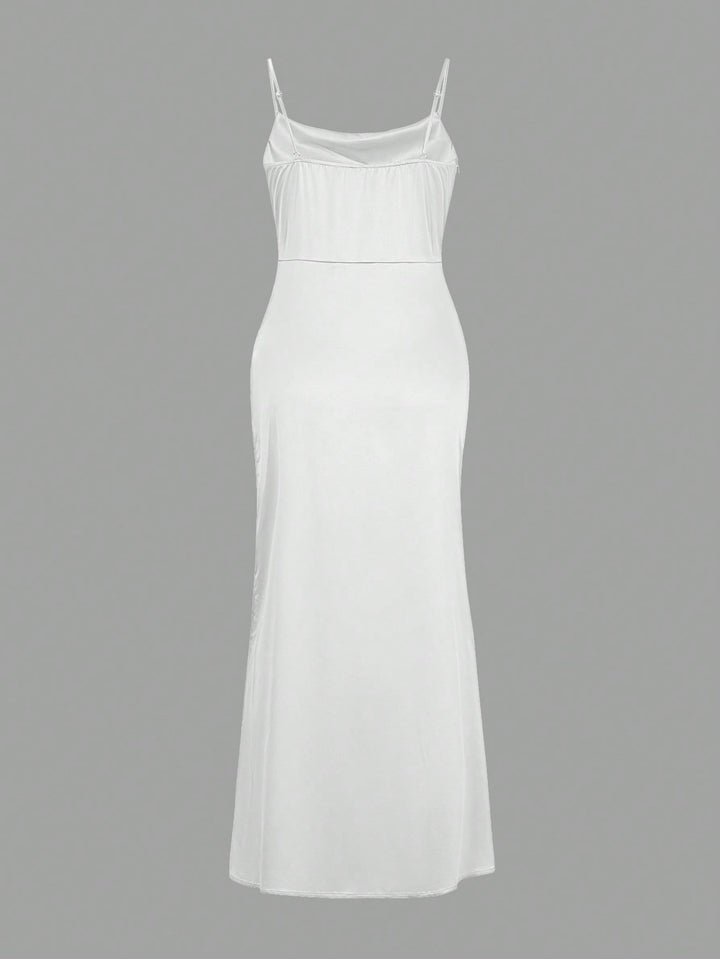 Rochie maxi SHEIN, alb