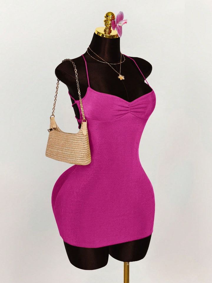 Rochie mini SHEIN, roz