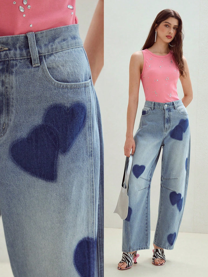 Jeans SHEIN, albastru