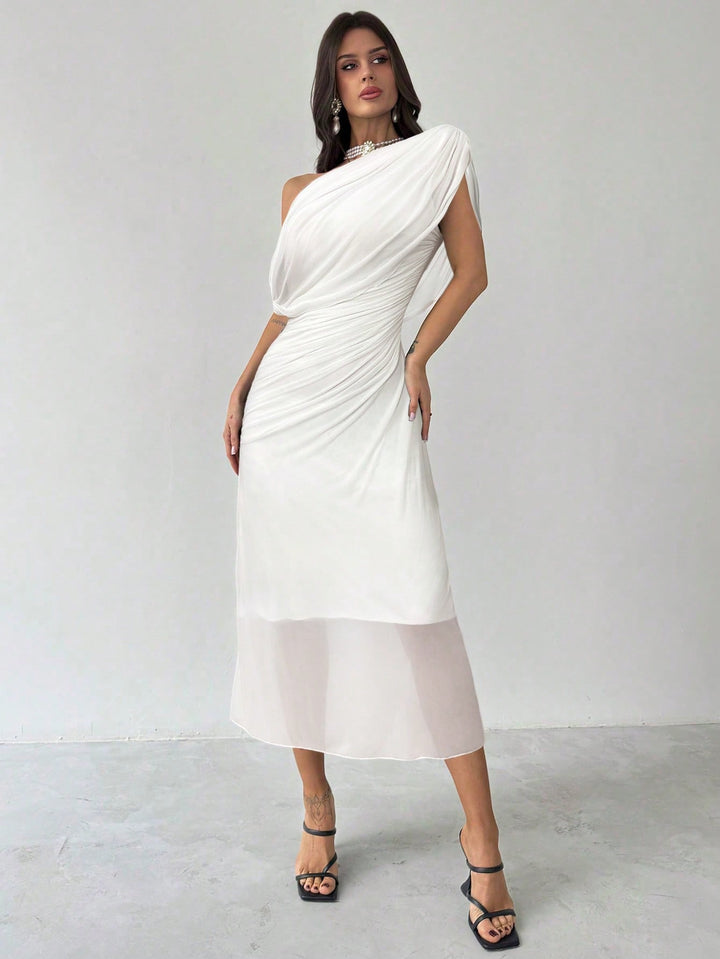 Rochie maxi SHEIN, alb