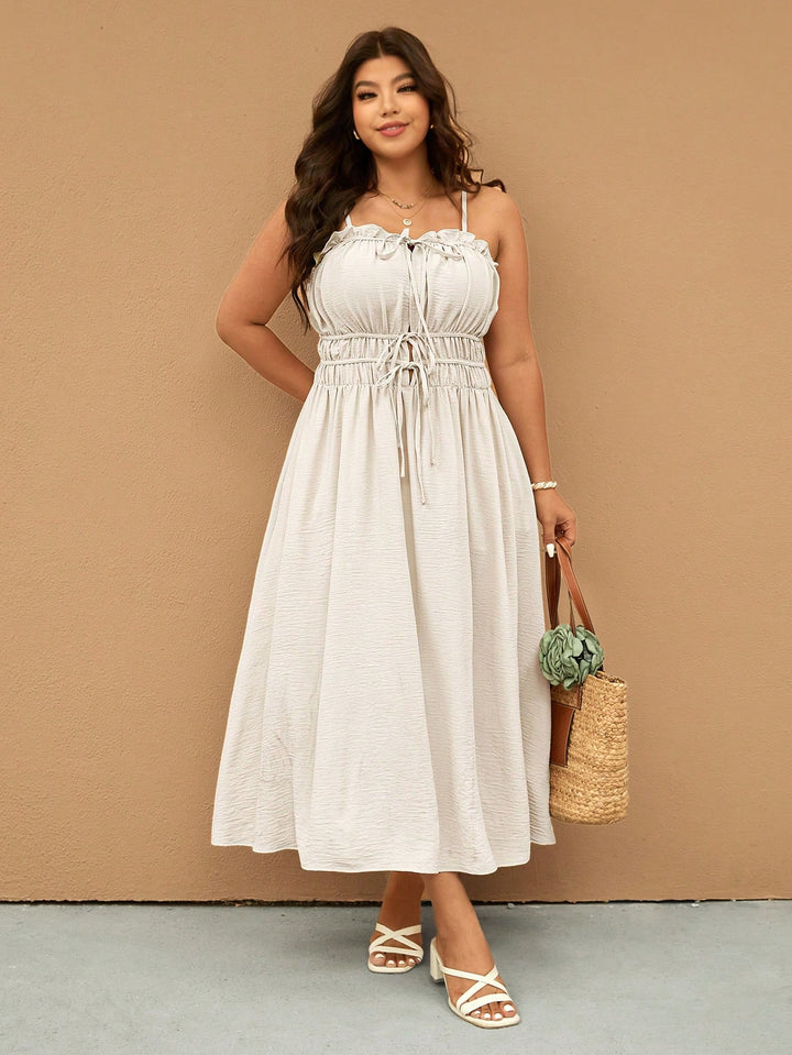 Rochie maxi SHEIN, bej