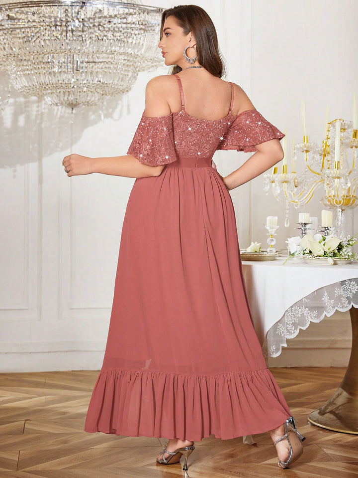 Rochie de ocazie SHEIN, roz