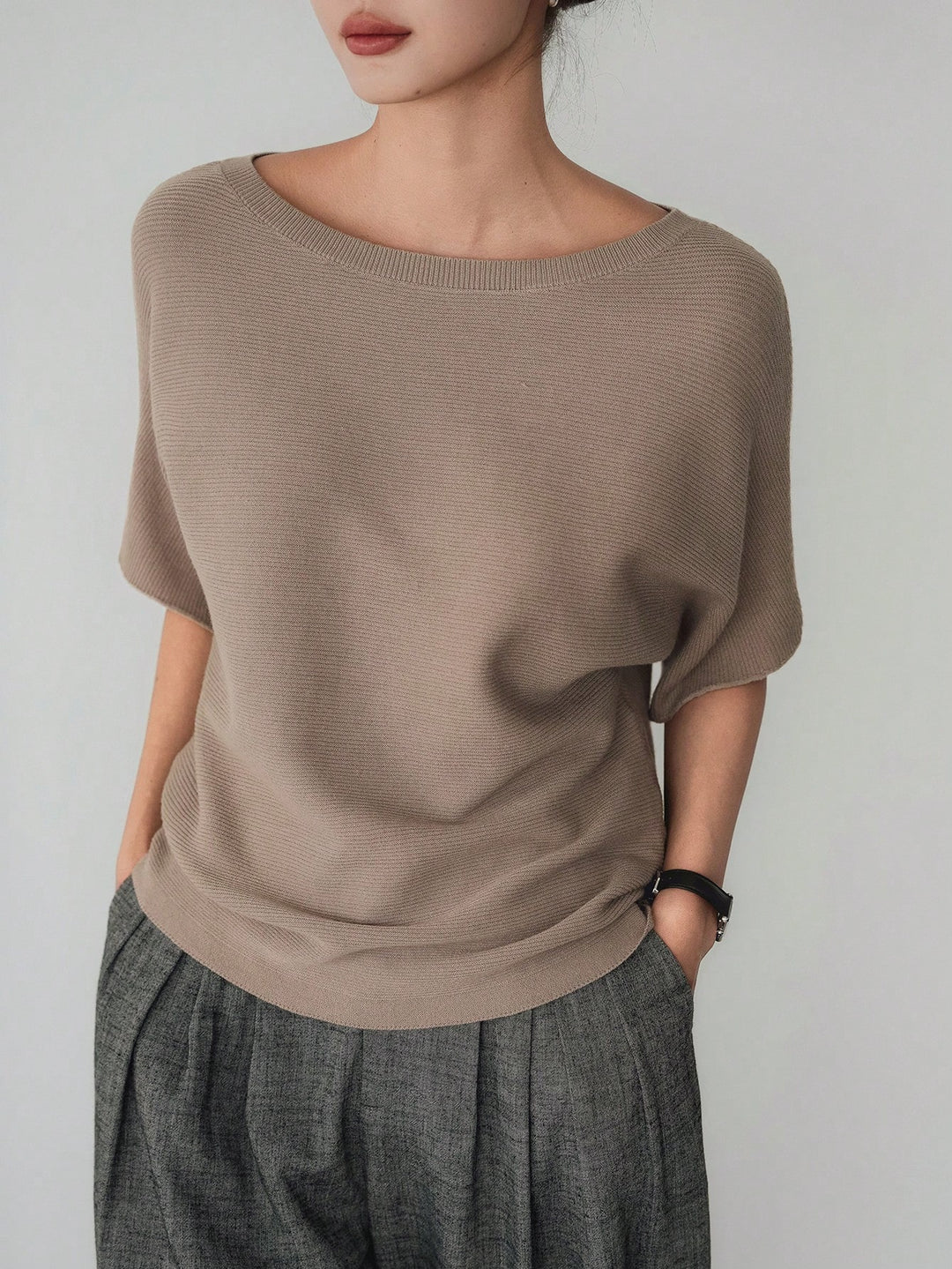 Pulover SHEIN, kaki