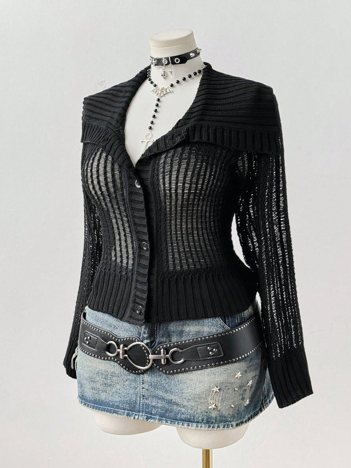 Cardigan SHEIN, negru