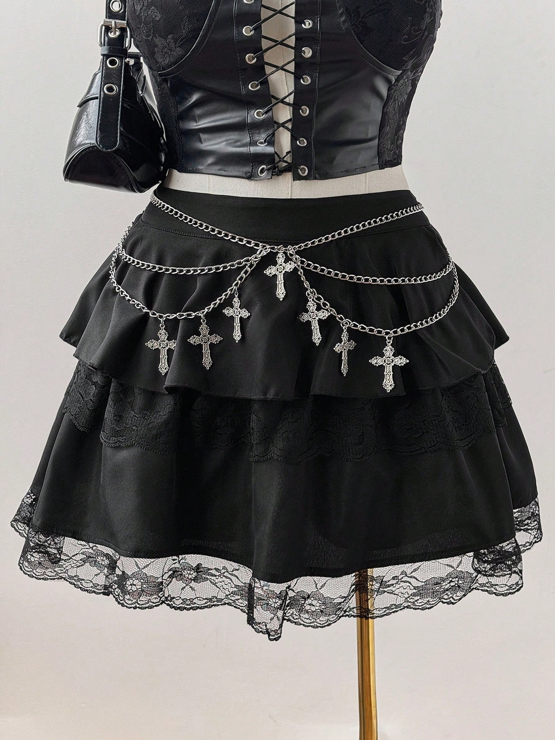 Fustă mini SHEIN, negru